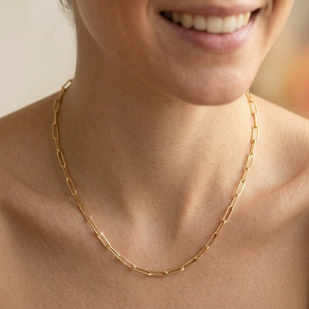 Evelise Classics Paperclip Necklace — product detail