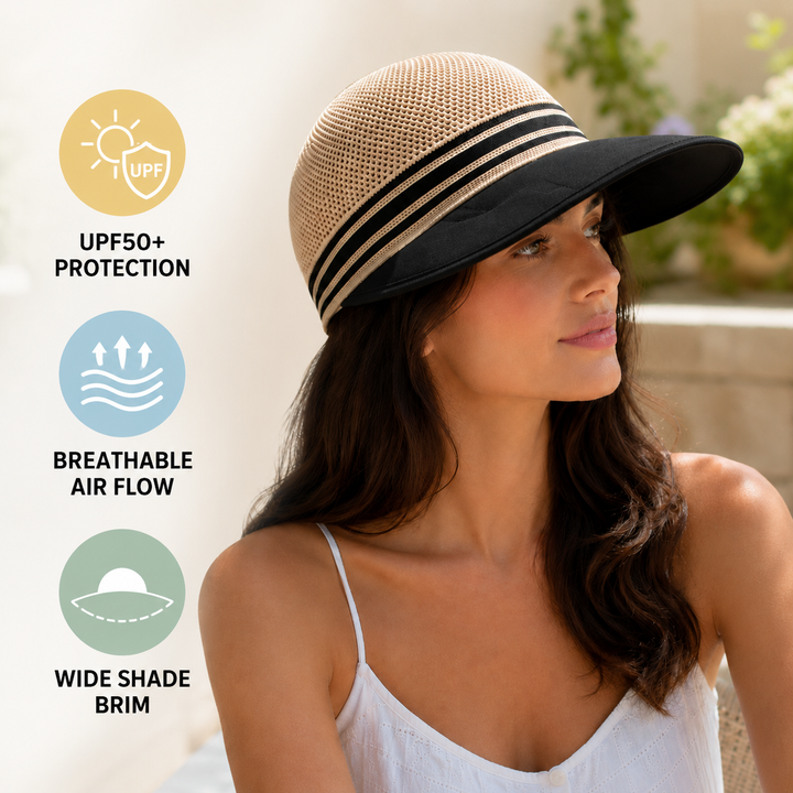 CHARLOTTE AVALON | WIDE BRIM SUMMER HAT FOR WOMAN