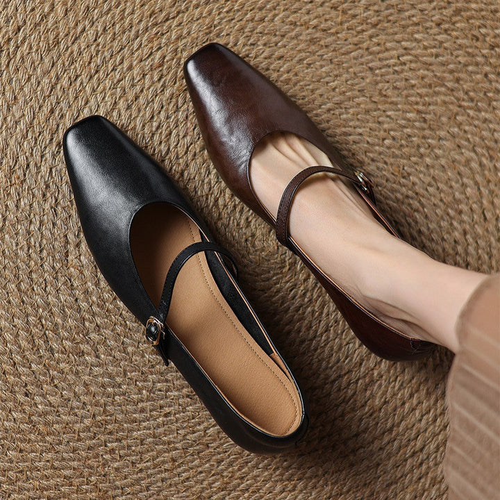 Cédrine Leather Pumps
