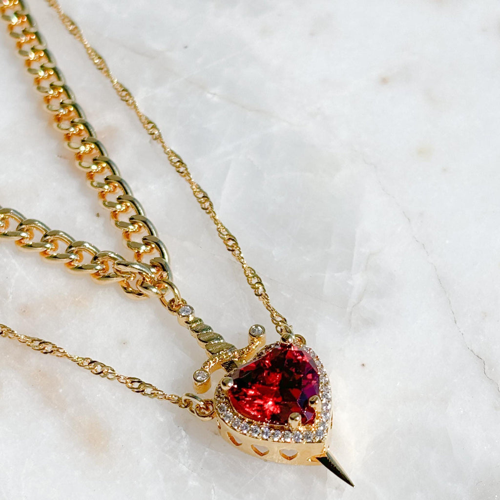 Prince & Princess Couples Necklace Set — product detail
