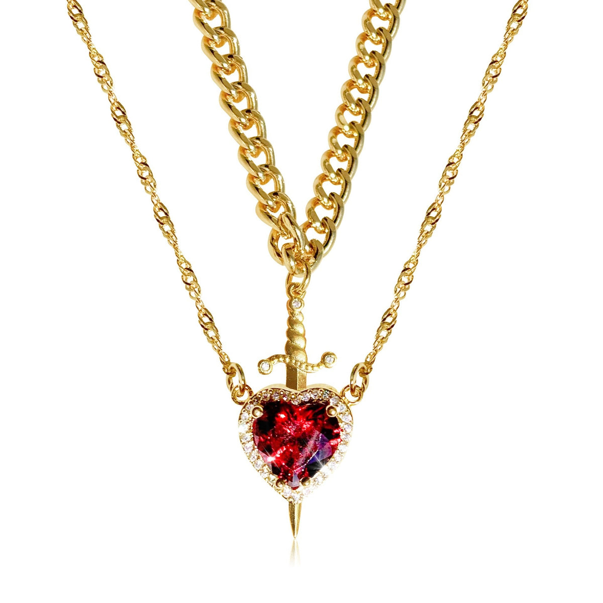 Prince & Princess Couples Necklace Set — product detail