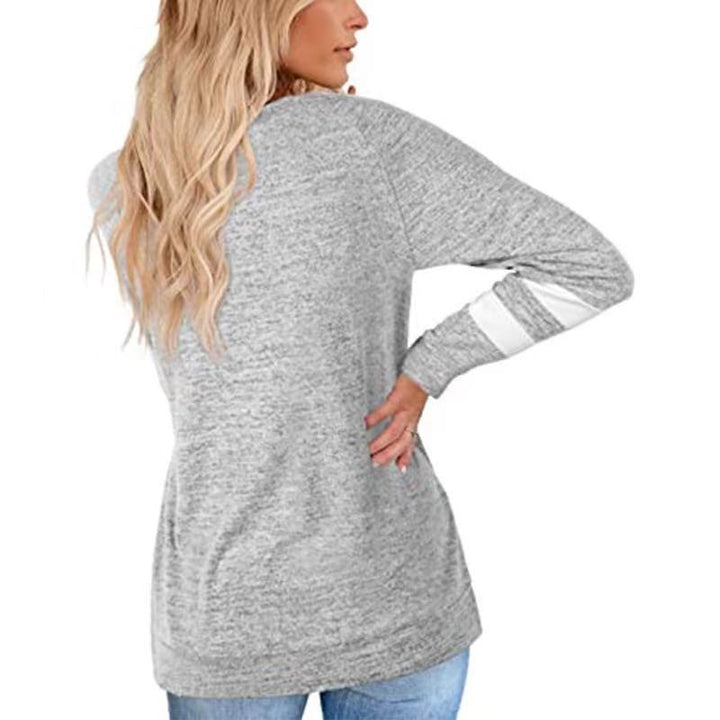 Aveline™ | Longline Striped Sleeve T-Shirt