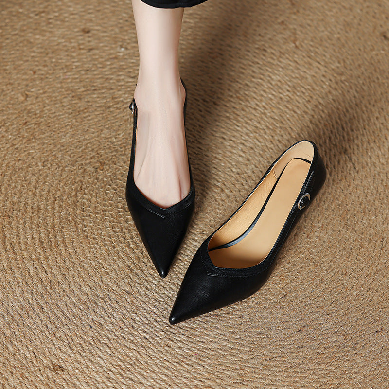 Corva Genuine Leather Heels
