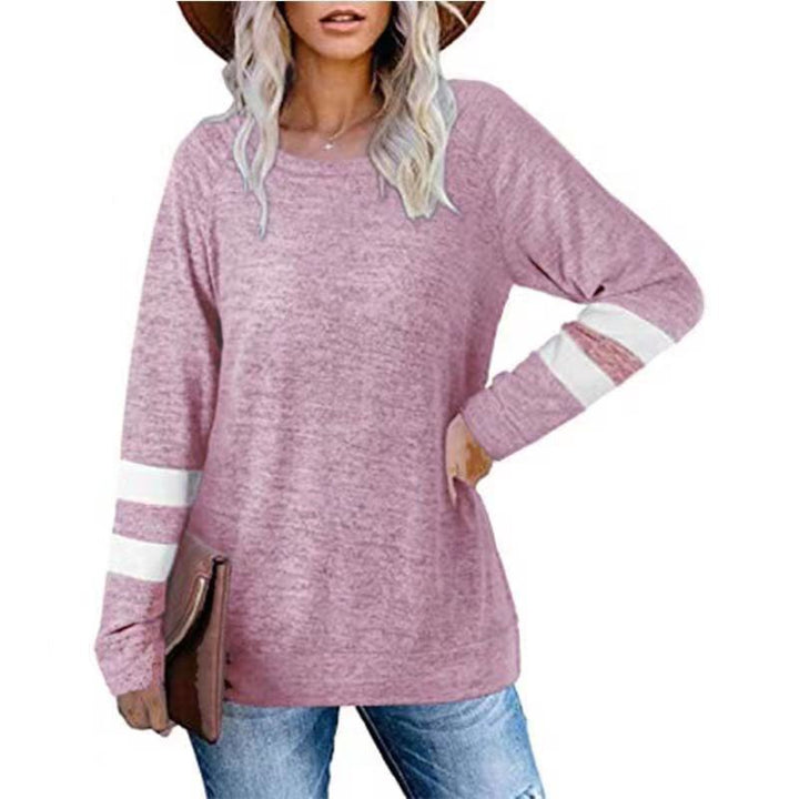 Aveline™ | Longline Striped Sleeve T-Shirt