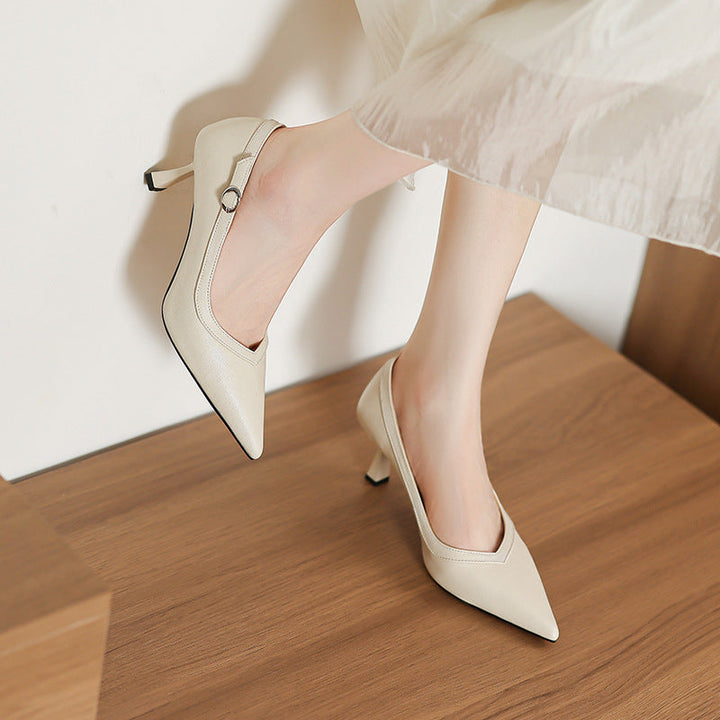 Corva Genuine Leather Heels