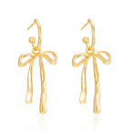 Dainty Dangle Bow Earrings — product detail