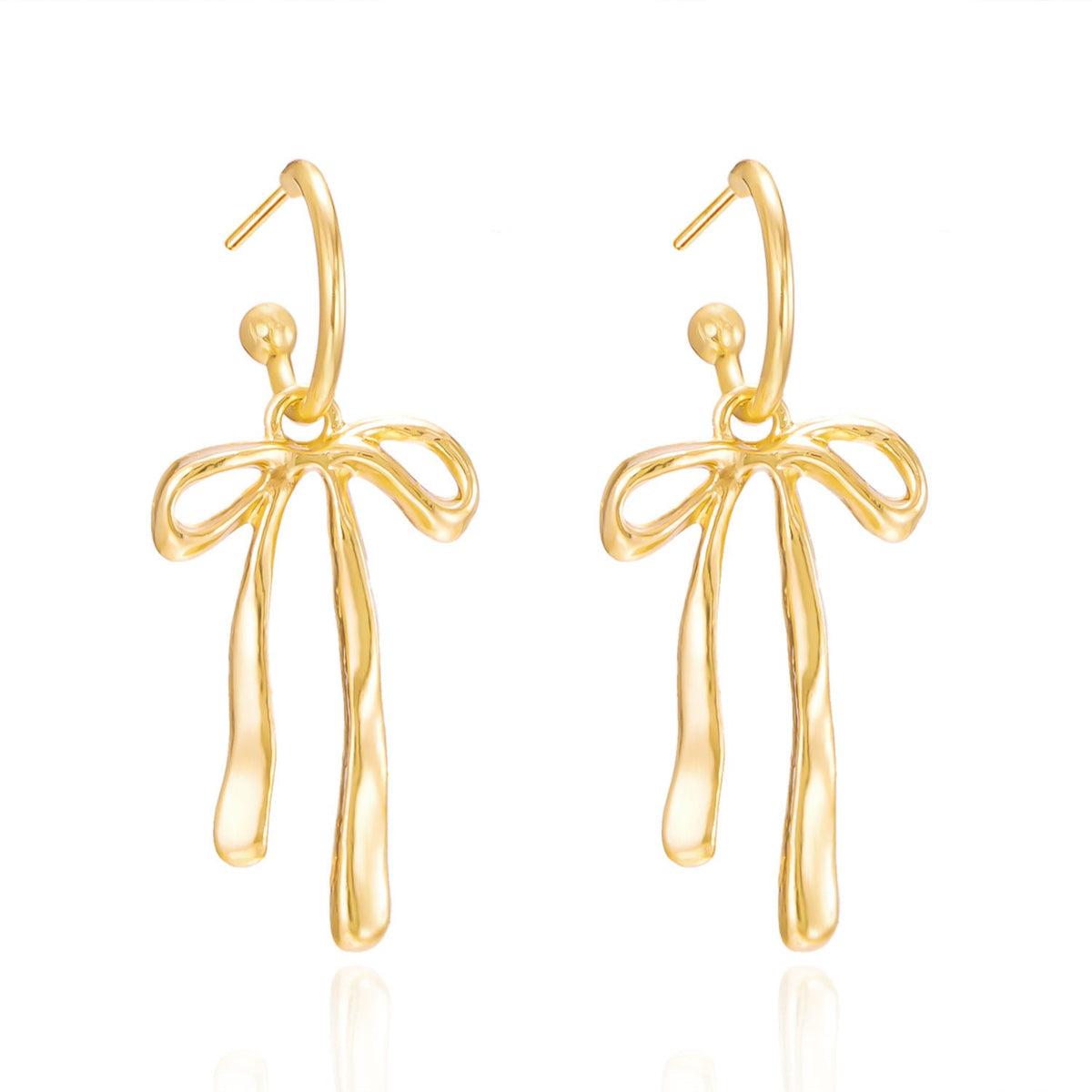Dainty Dangle Bow Earrings — product detail