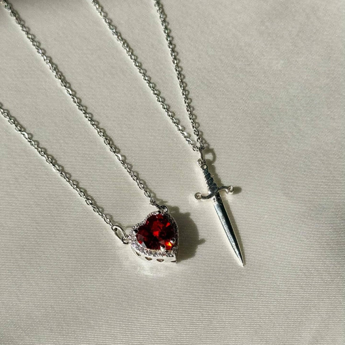 Prince & Princess Couples Necklace Set — product detail