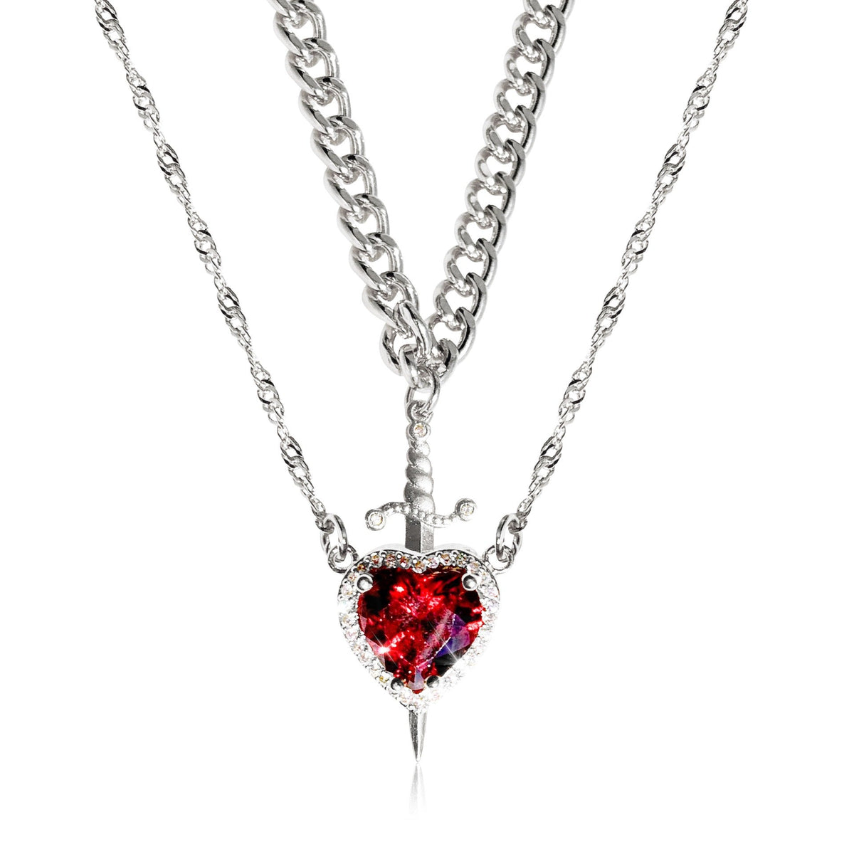 Prince & Princess Couples Necklace Set — product detail