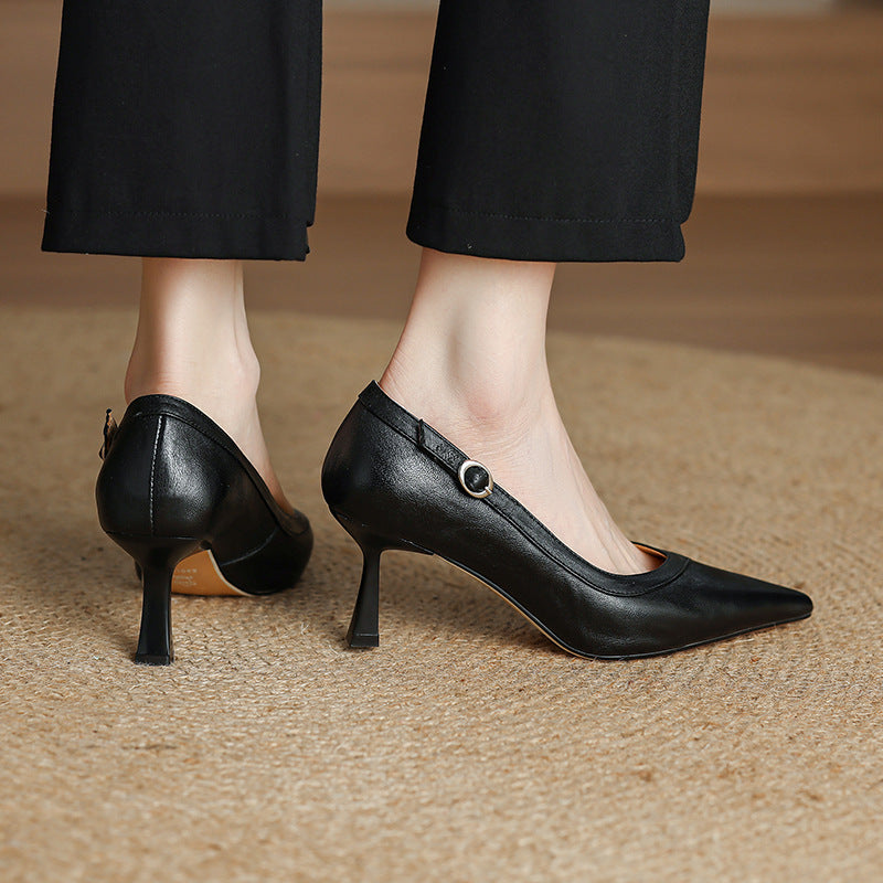 Corva Genuine Leather Heels