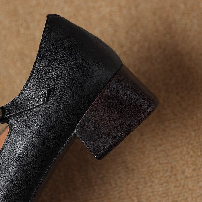 Marvelle Leather Mary Janes