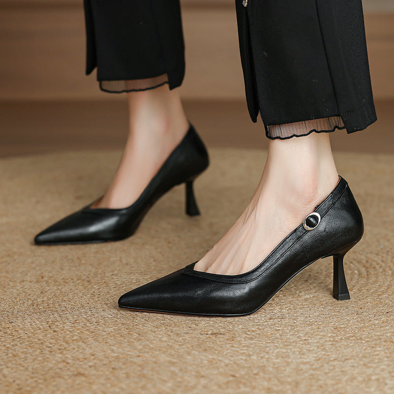 Corva Genuine Leather Heels
