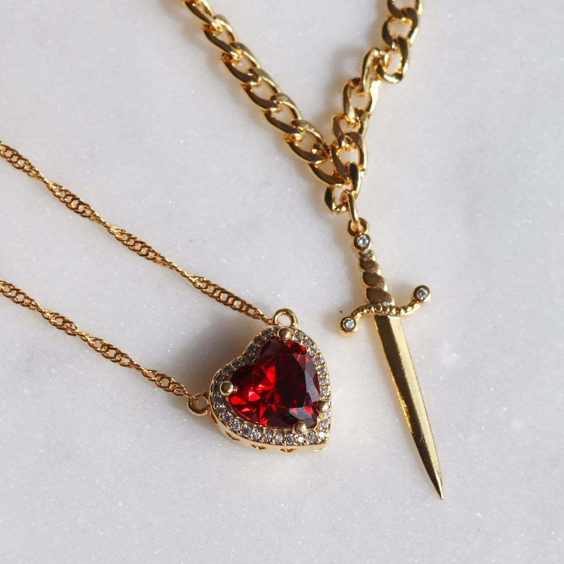 Prince & Princess Couples Necklace Set — product detail