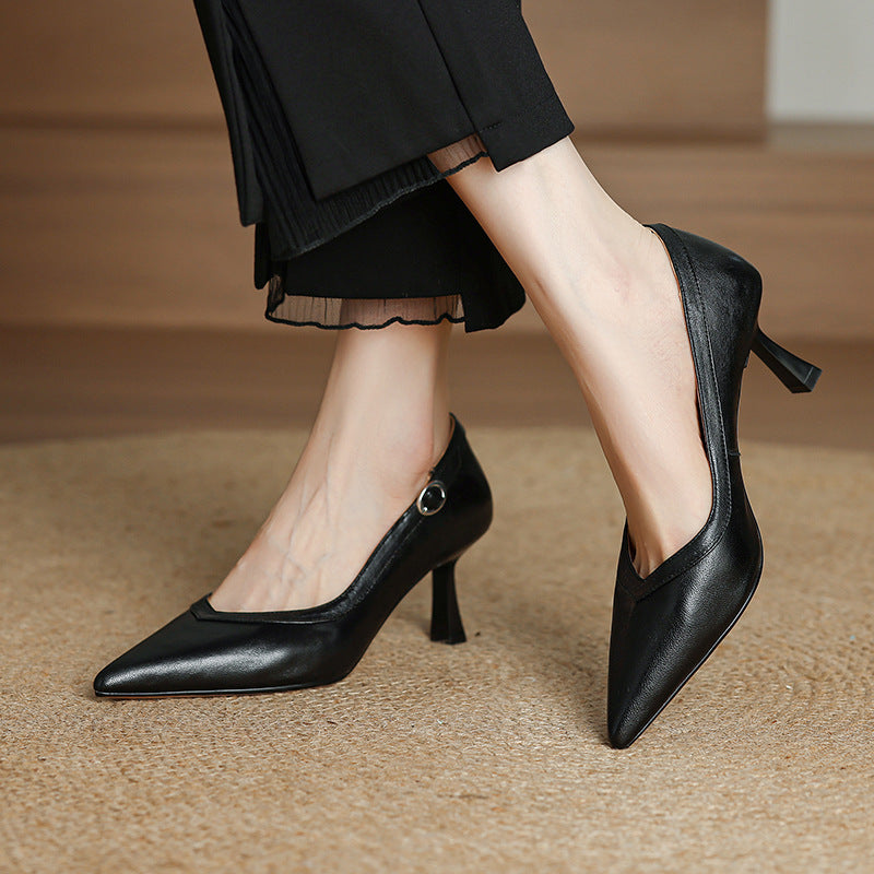 Corva Genuine Leather Heels