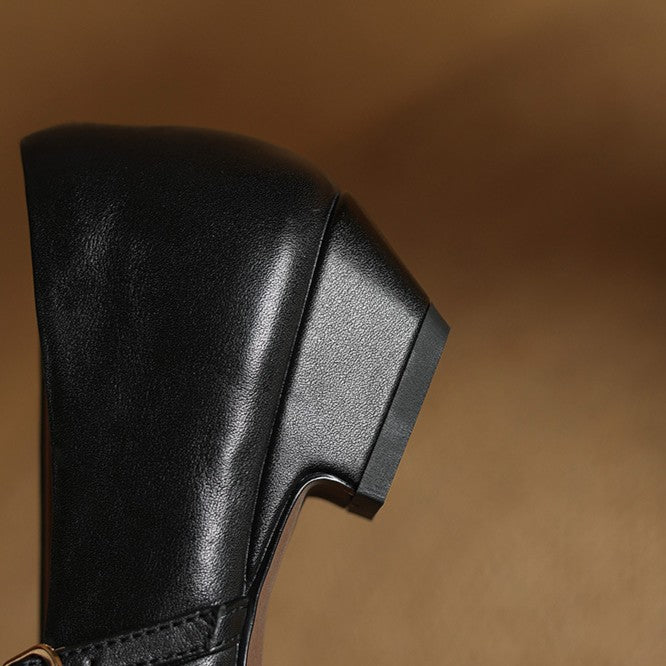 Cédrine Leather Pumps