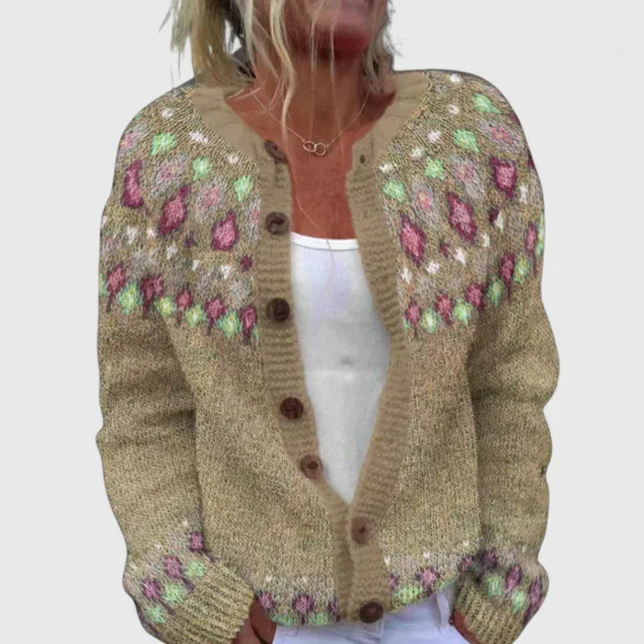 Liranya™ | Classic Patterned Cardigan