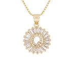 Circle Initial Necklace — product detail