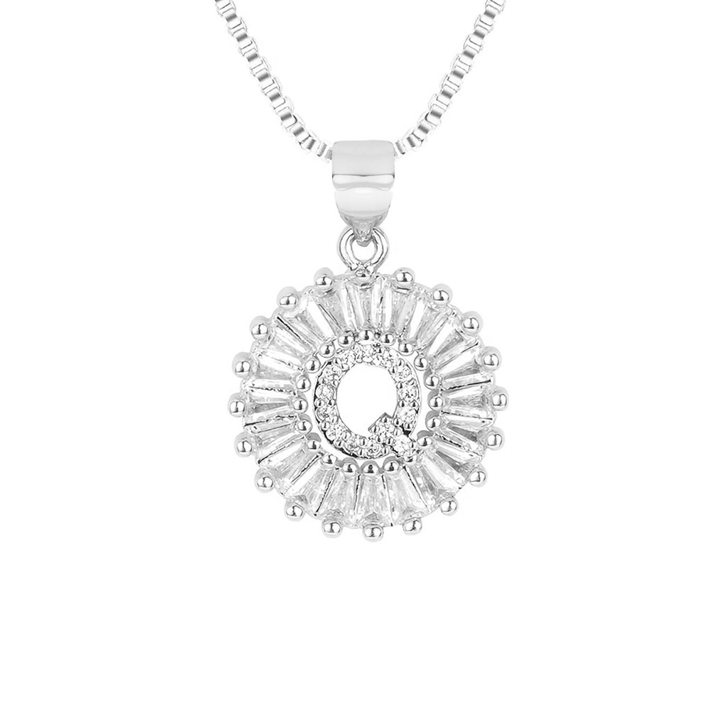 Circle Initial Necklace — product detail