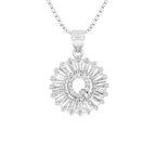 Circle Initial Necklace — product detail