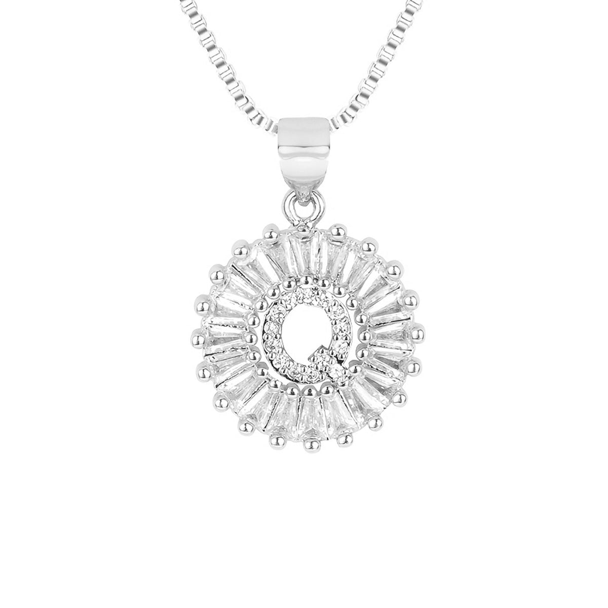 Circle Initial Necklace — product detail