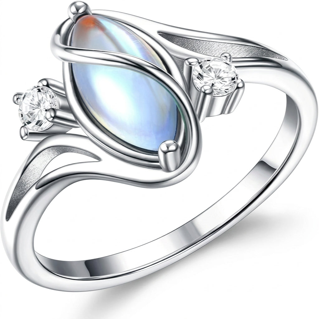 Vintage Inspired Sparkling Accented Mood Ring — product detail