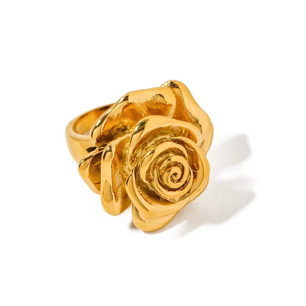 18k Rose Signet Ring — product detail