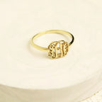 Minimal Monogram Ring — product detail