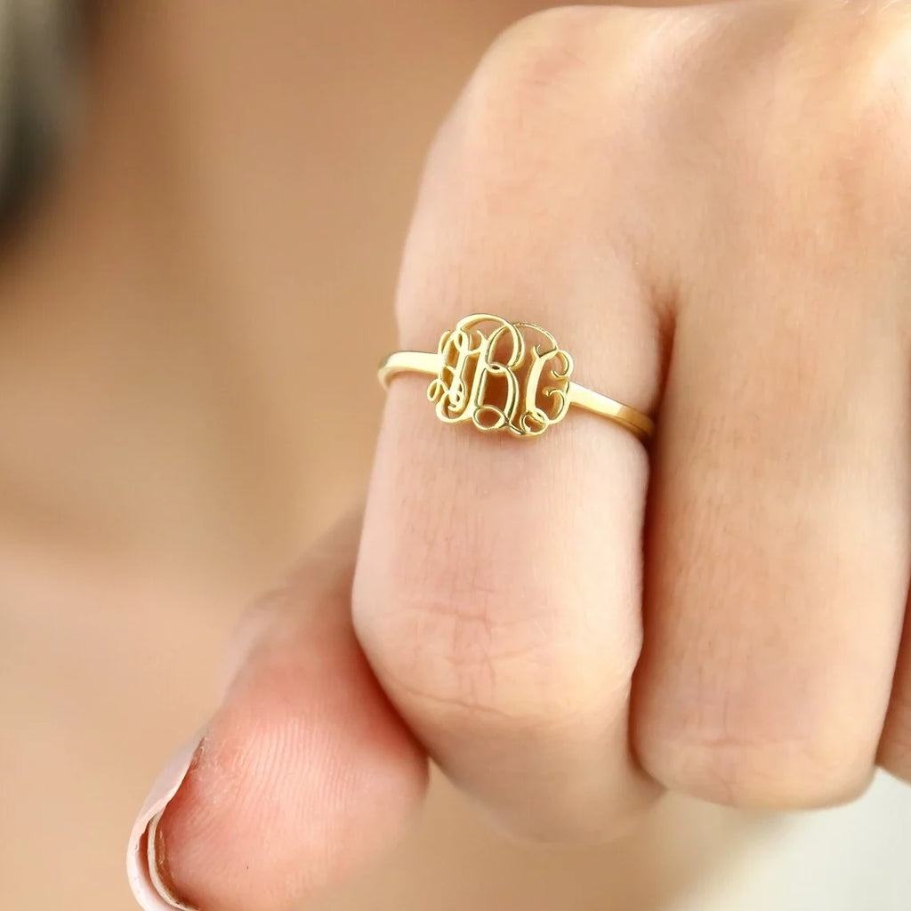 Minimal Monogram Ring — product detail