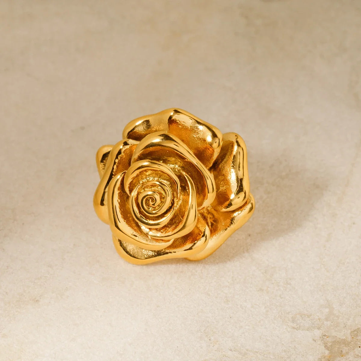 18k Rose Signet Ring — product detail