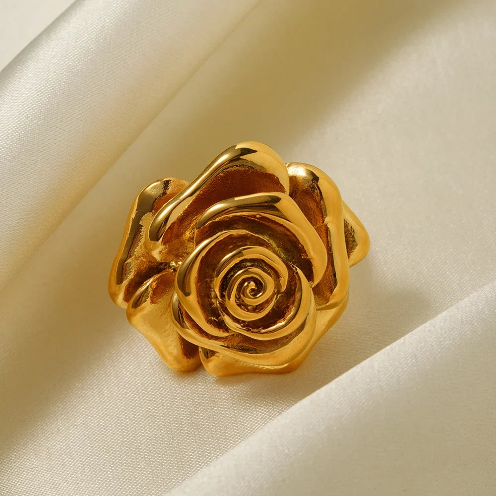 18k Rose Signet Ring — product detail