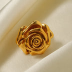 18k Rose Signet Ring — product detail
