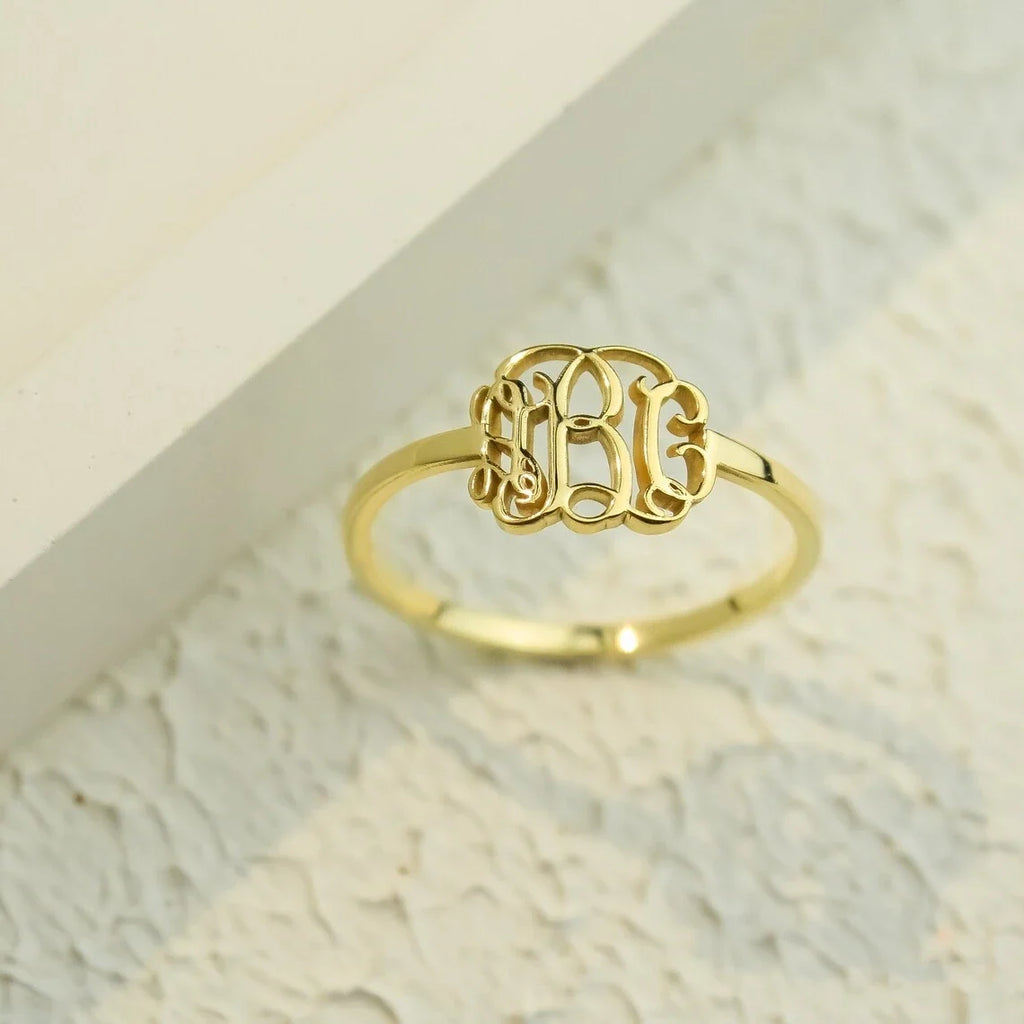 Minimal Monogram Ring — product detail