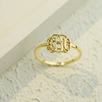 Minimal Monogram Ring — product detail