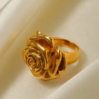18k Rose Signet Ring — product detail