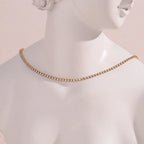 2mm Dainty Tennis Chain Bracelet and Necklace — product detail