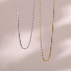 2mm Dainty Tennis Chain Bracelet and Necklace — product detail
