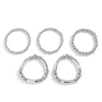 5pc Beaded Bracelet Stack Set — product detail