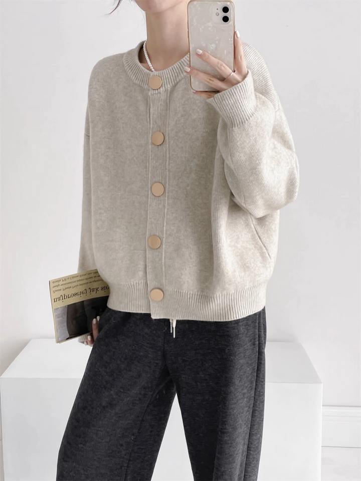 Tahlia™ | Minimal Button Cardigan