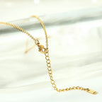 Dainty Minimal Letter Initial Necklace — product detail