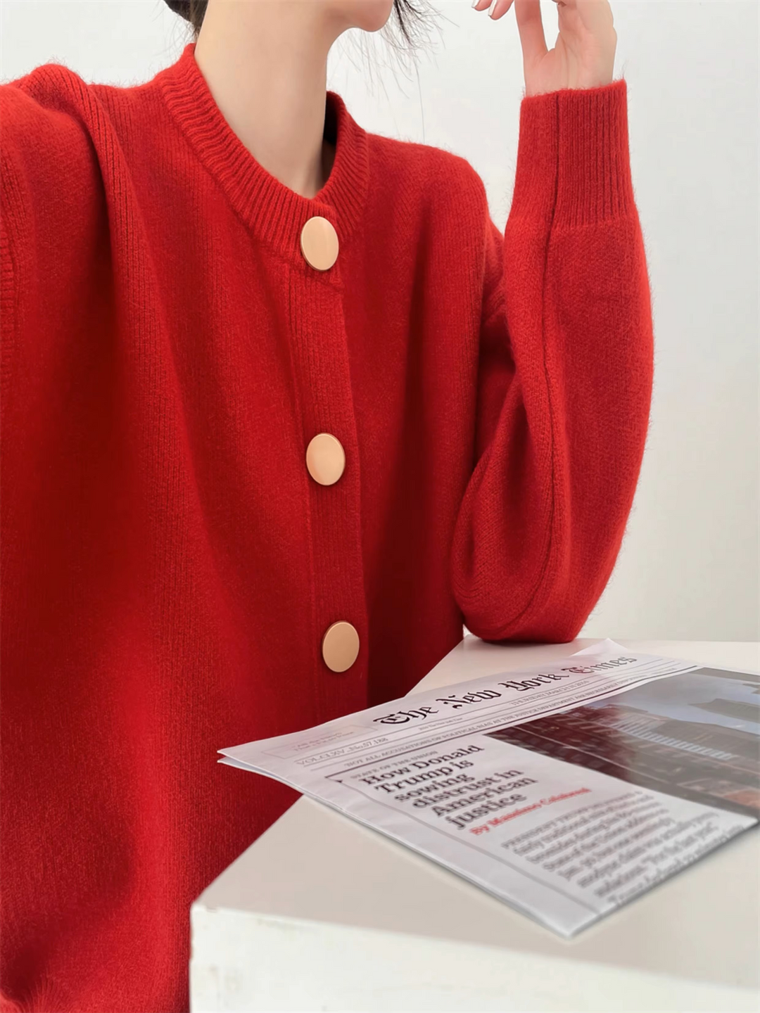 Tahlia™ | Minimal Button Cardigan