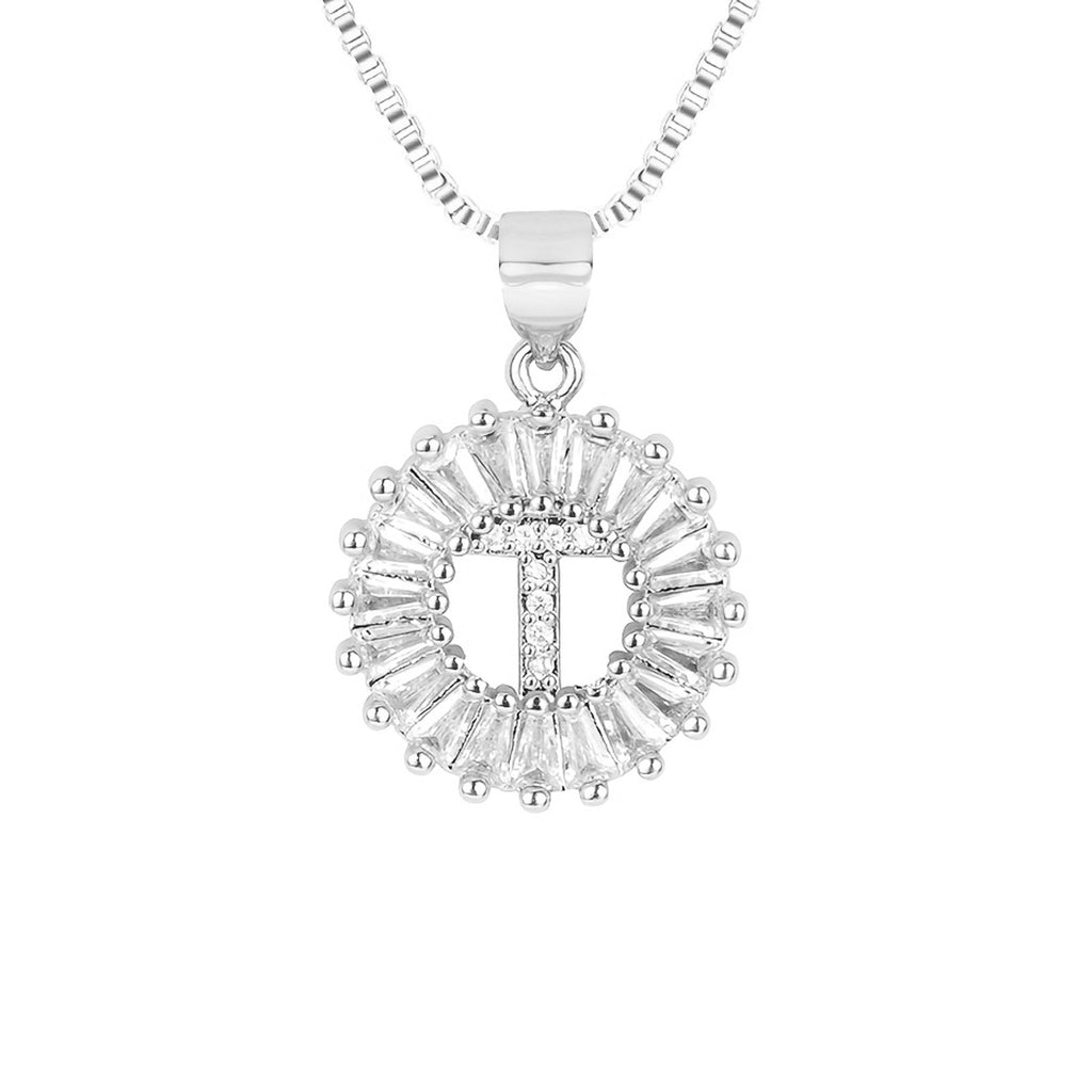 Circle Initial Necklace — product detail
