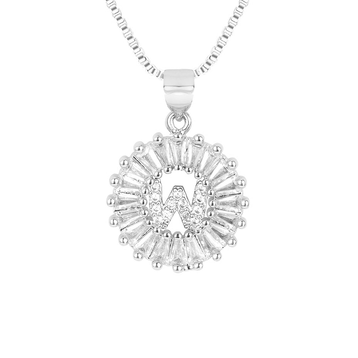 Circle Initial Necklace — product detail