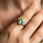 Vintage Inspired Sparkling Accented Mood Ring — product detail