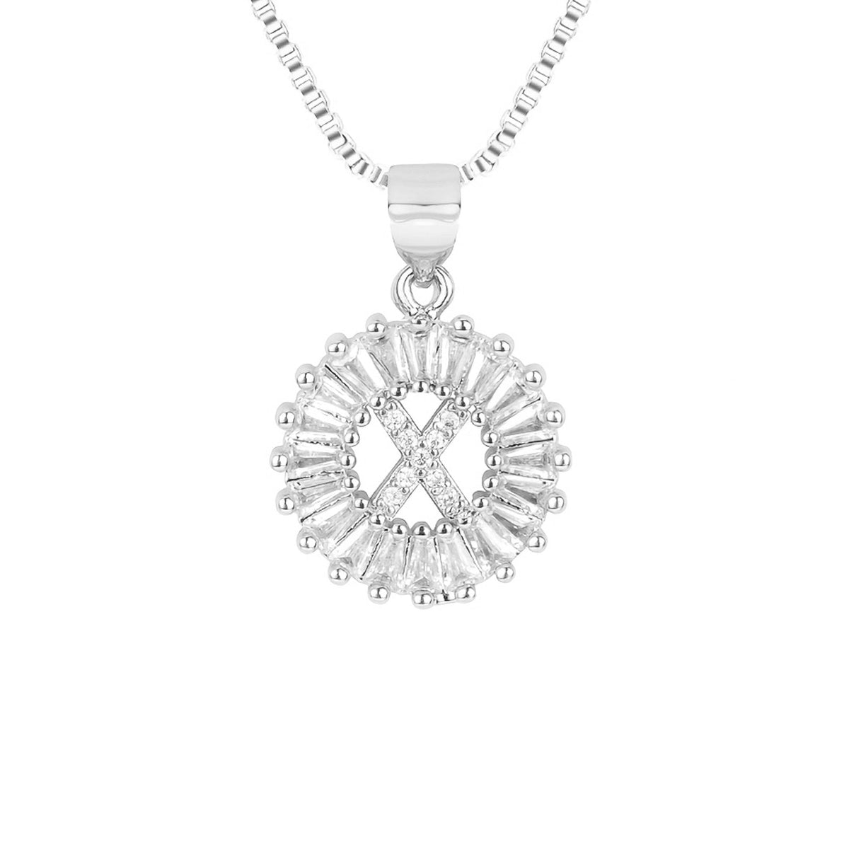 Circle Initial Necklace — product detail