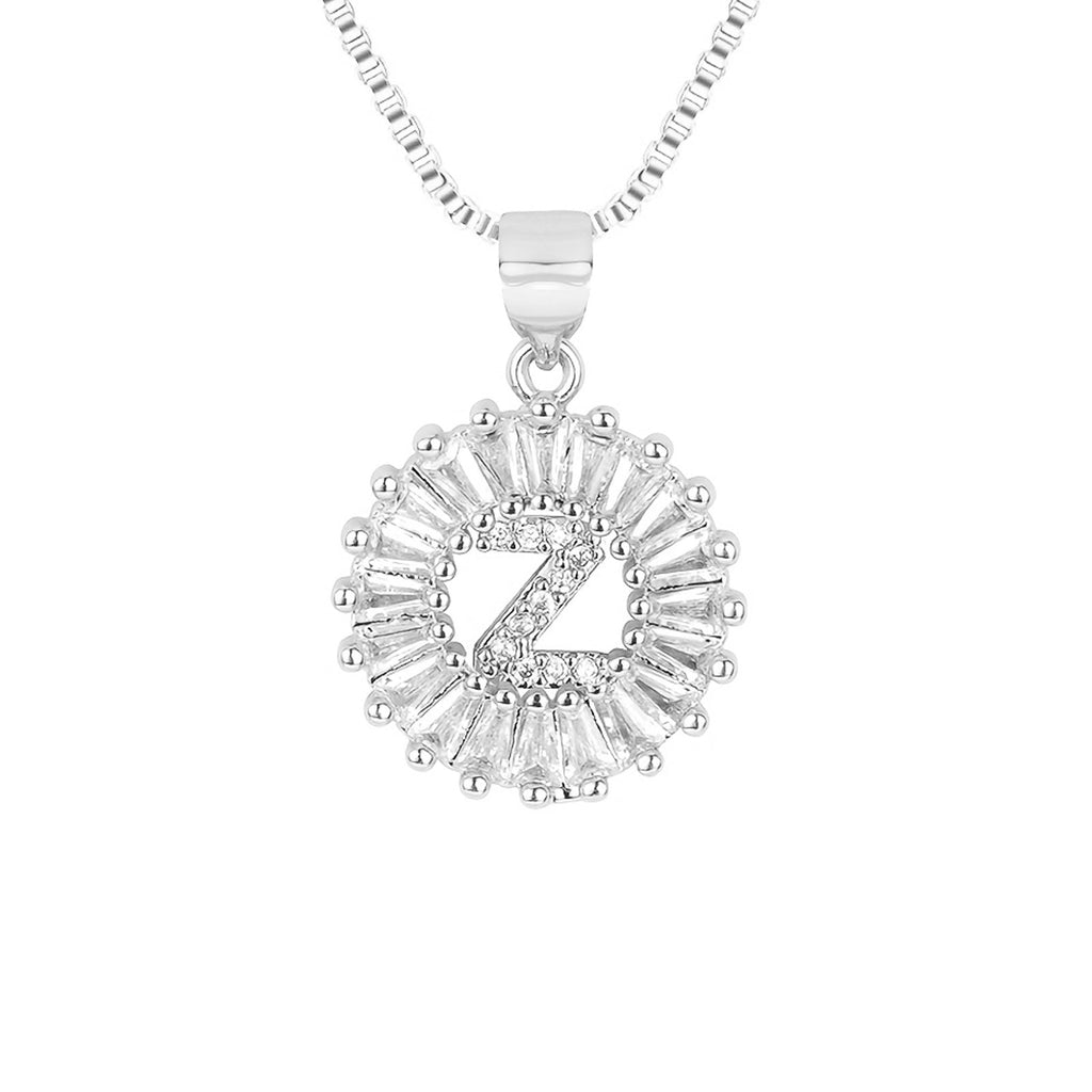 Circle Initial Necklace — product detail
