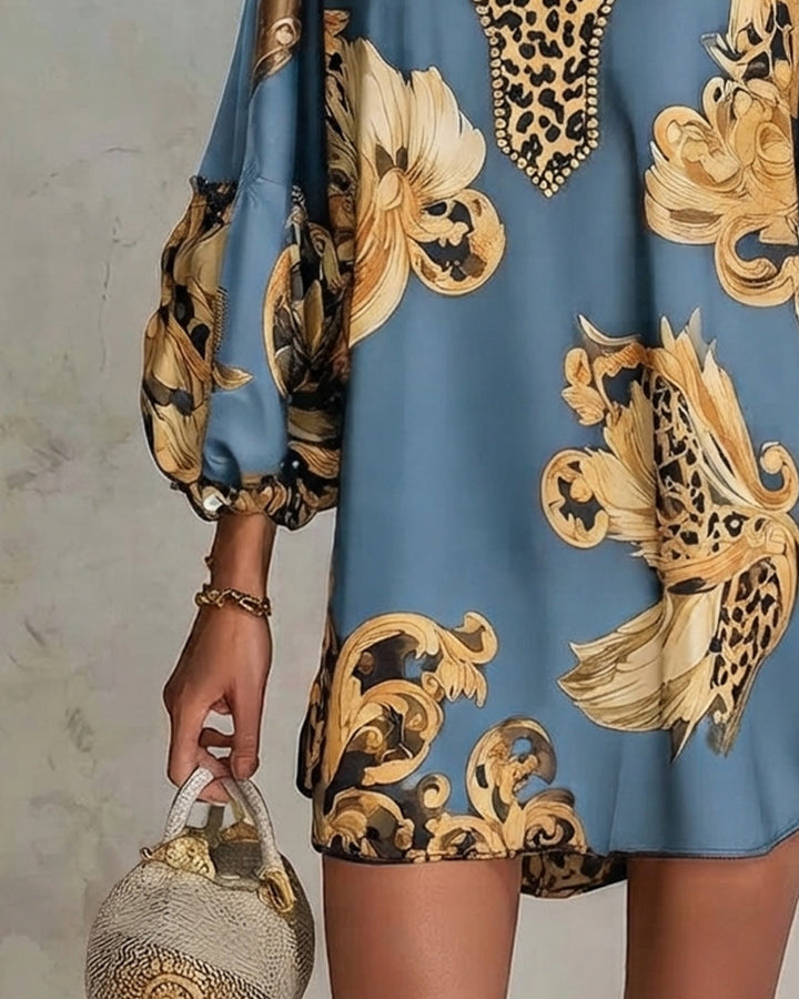 CHARLOTTE AVALON | LEOPARD PRINT DRESS FOR WOMAN