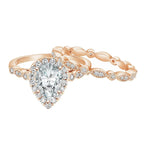 2pc Pear Cut Ring Set — product detail