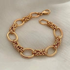 Contrasting Statement Chain Bracelet — product detail