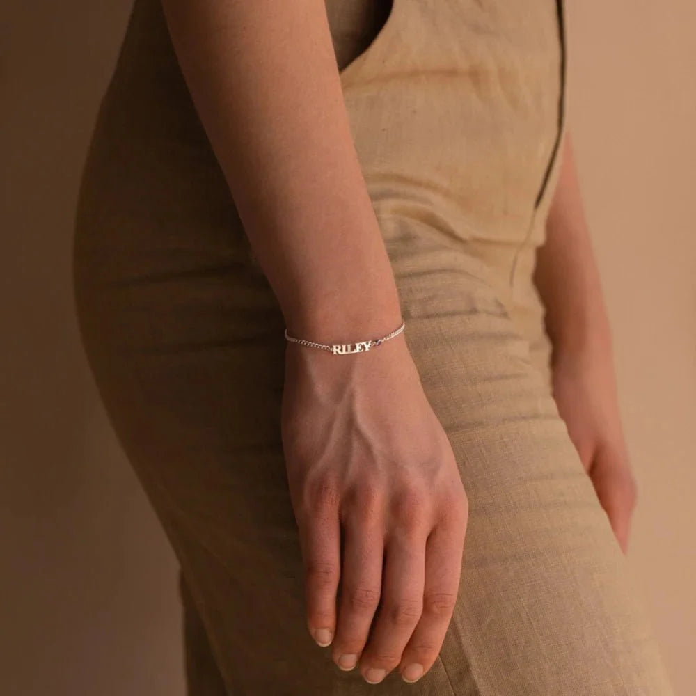 Customized Name Chain Bracelet — product detail