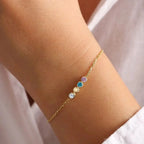 Dainty Birthstone Chain Bracelet — product detail